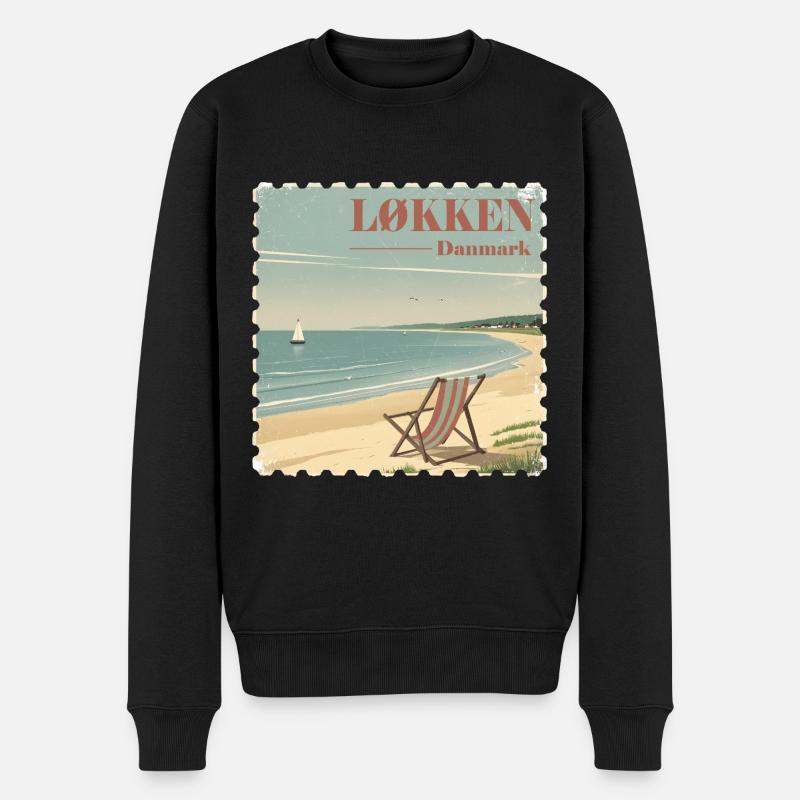 Løkken Lökken - Pull Premium bio Homme - noir