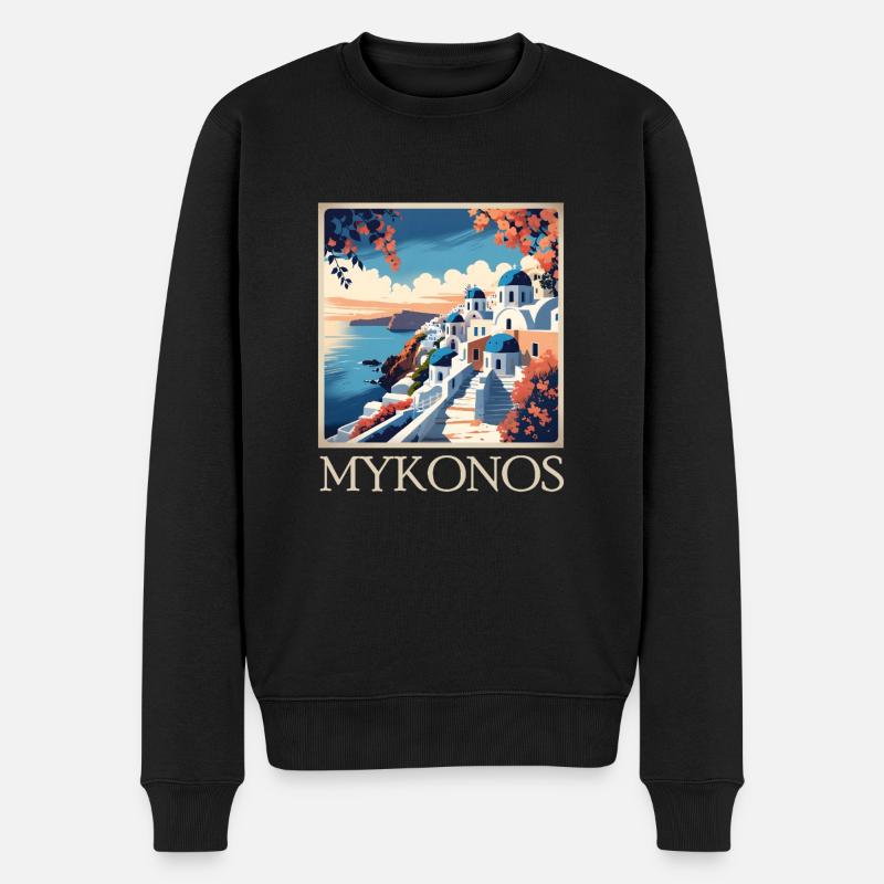 Mykonos - Pull Premium bio Homme - noir