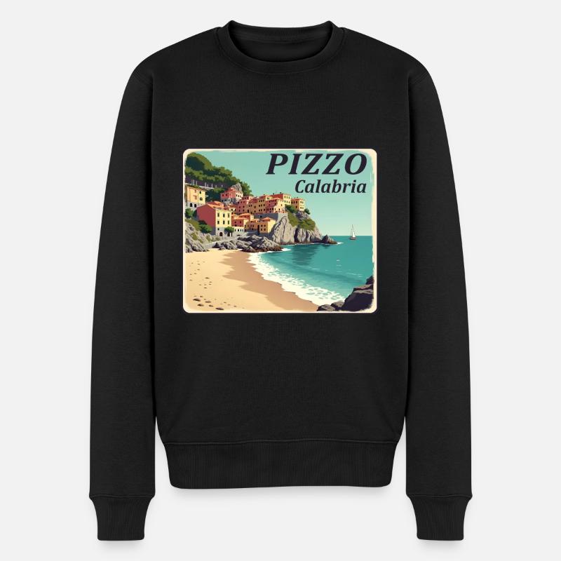 Pizzo Calabria - Pull Premium bio Homme - noir