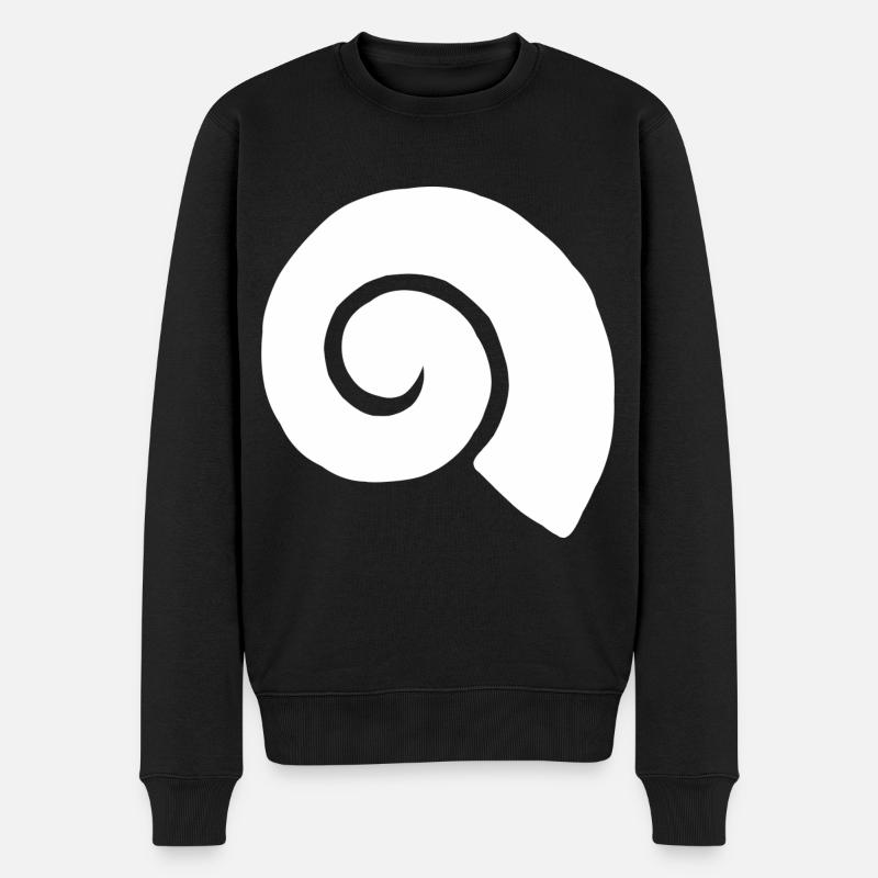 Muschel Meer Küste See Muscheln Strand Kinder Sand - Männer Premium Bio Pullover - Schwarz
