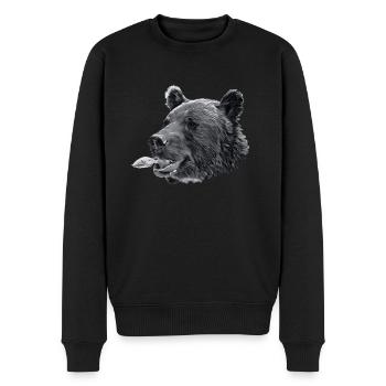 PEDRO Head Blade SW - Men's Premium Organic Jumper - black - Front - Nico (187cm)