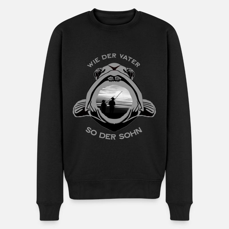 TEL PÈRE, TEL FILS - Pull Premium bio Homme - noir