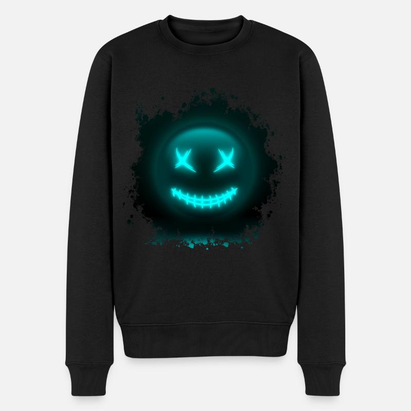 Bluemoji - Männer Premium Bio Pullover - Schwarz