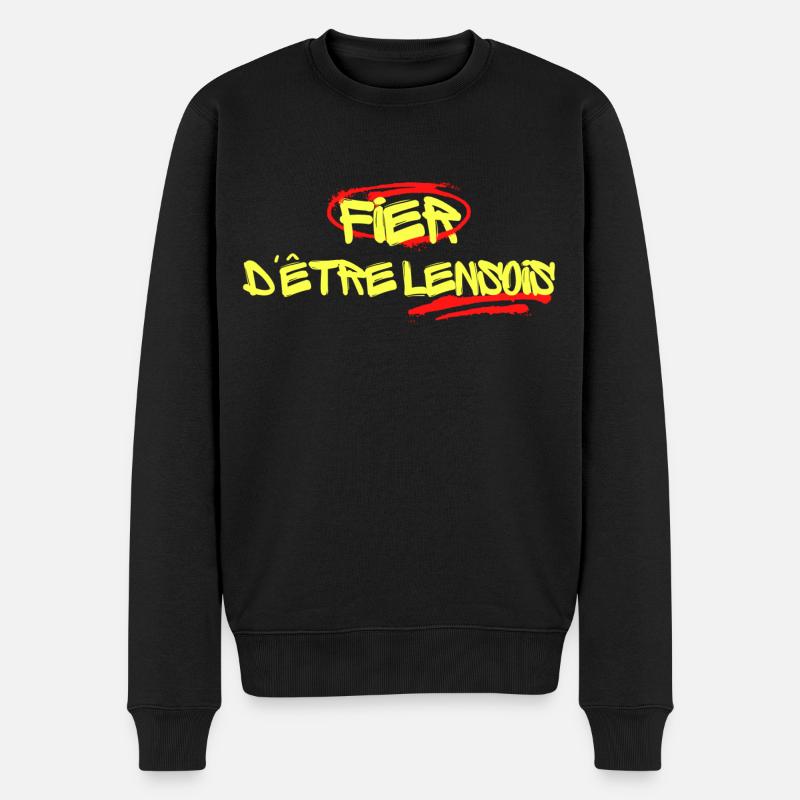 Fier d'être lensois - Pull Premium bio Homme - noir