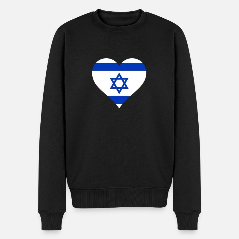 Israël drapeau israélien - Pull Premium bio Homme - noir