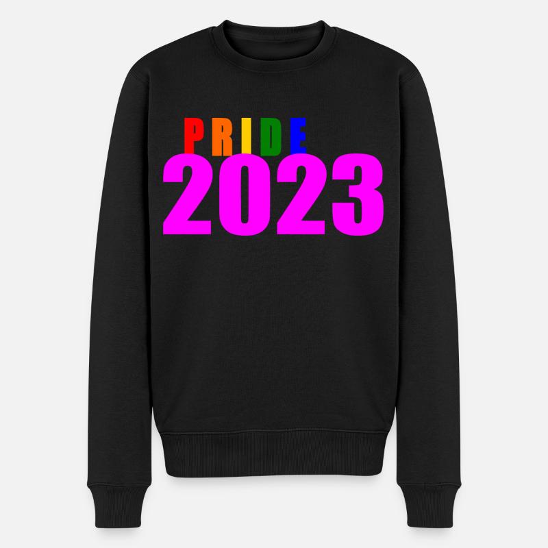 Pride 2023 - Männer Premium Bio Pullover - Schwarz