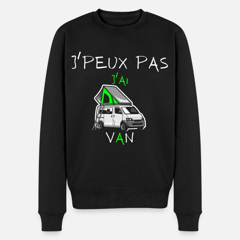 j'peux pas j'ai van - Pull Premium bio Homme - noir