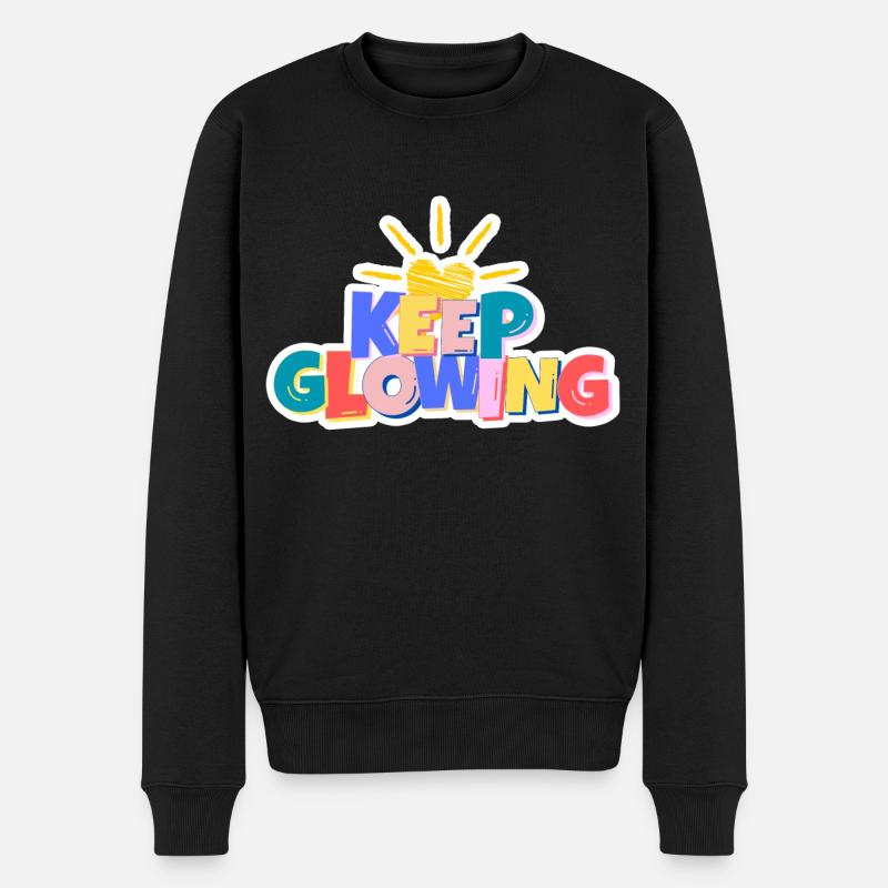 Continuez à briller - Pull Premium bio Homme - noir