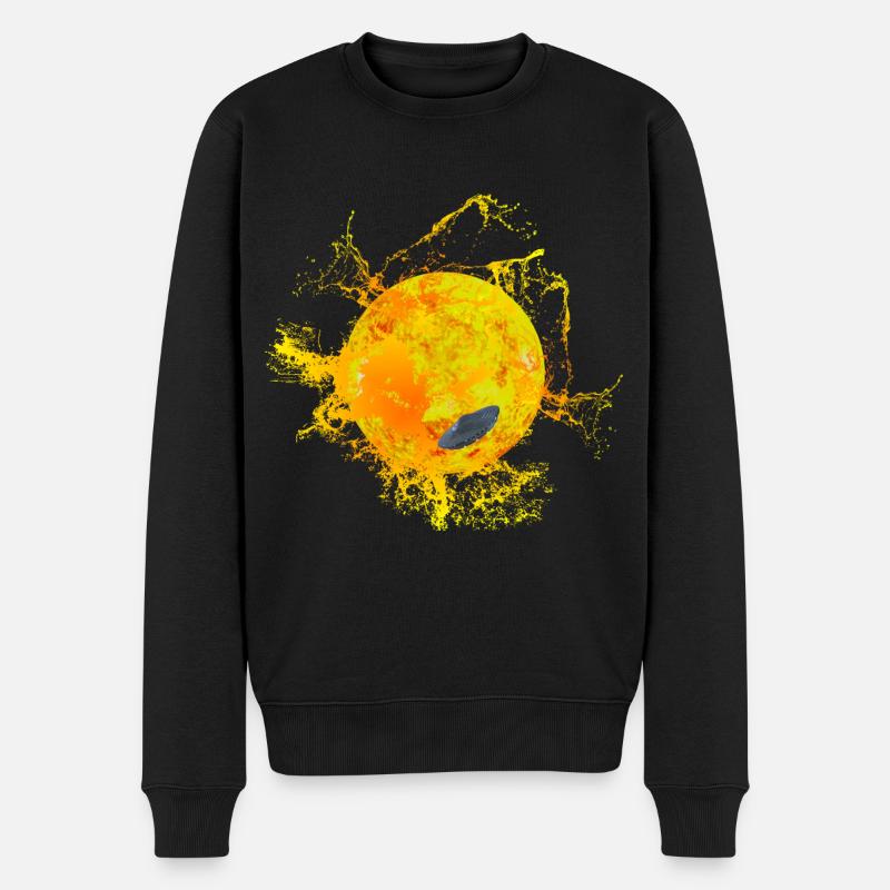 Soleil - Pull Premium bio Homme - noir