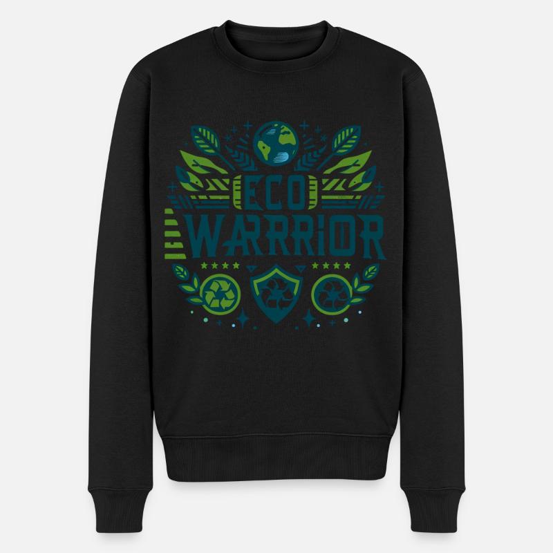 Eco-Hero : Pour la planète - Pull Premium bio Homme - noir