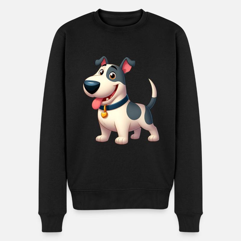 bull terrier 3 - Pull Premium bio Homme - noir