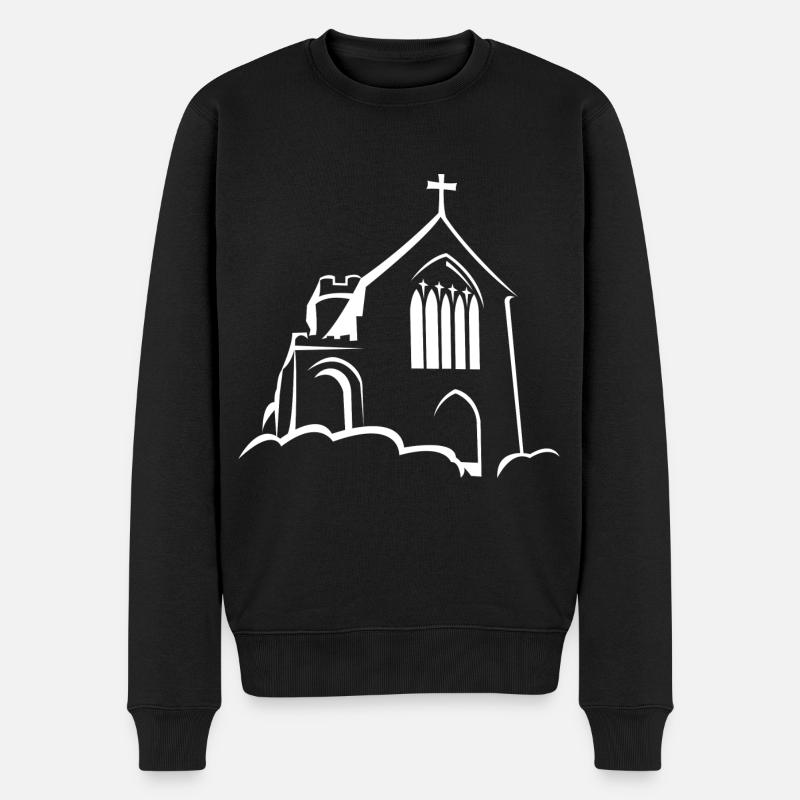 Église - Pull Premium bio Homme - noir