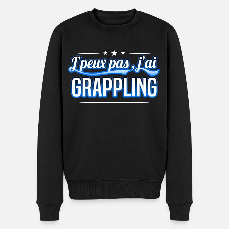 Grappling - j'peux pas , j'ai Grappling - Pull Premium bio Homme - noir