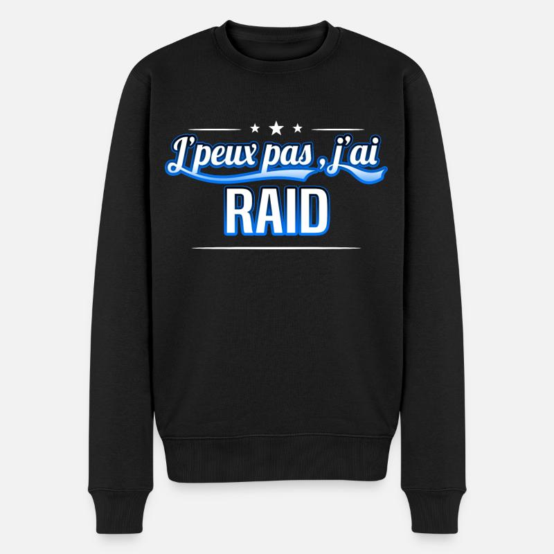 Raid - j'peux pas , j'ai Raid - Pull Premium bio Homme - noir