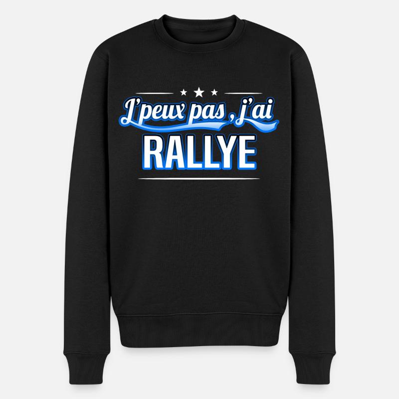 Rallye - j'peux pas , j'ai Rallye - Pull Premium bio Homme - noir