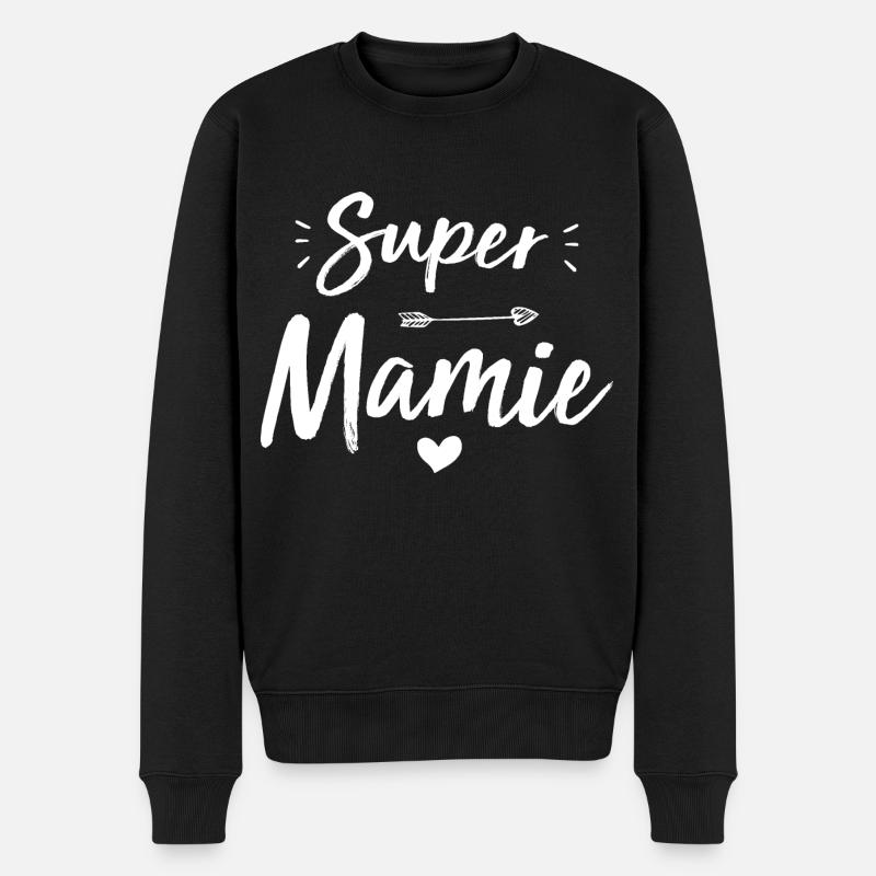 Super mamie - Pull Premium bio Homme - noir