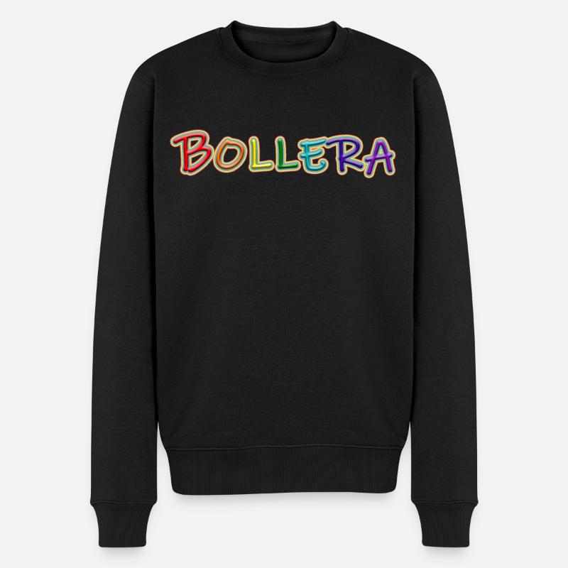 Bollera - Männer Premium Bio Pullover - Schwarz