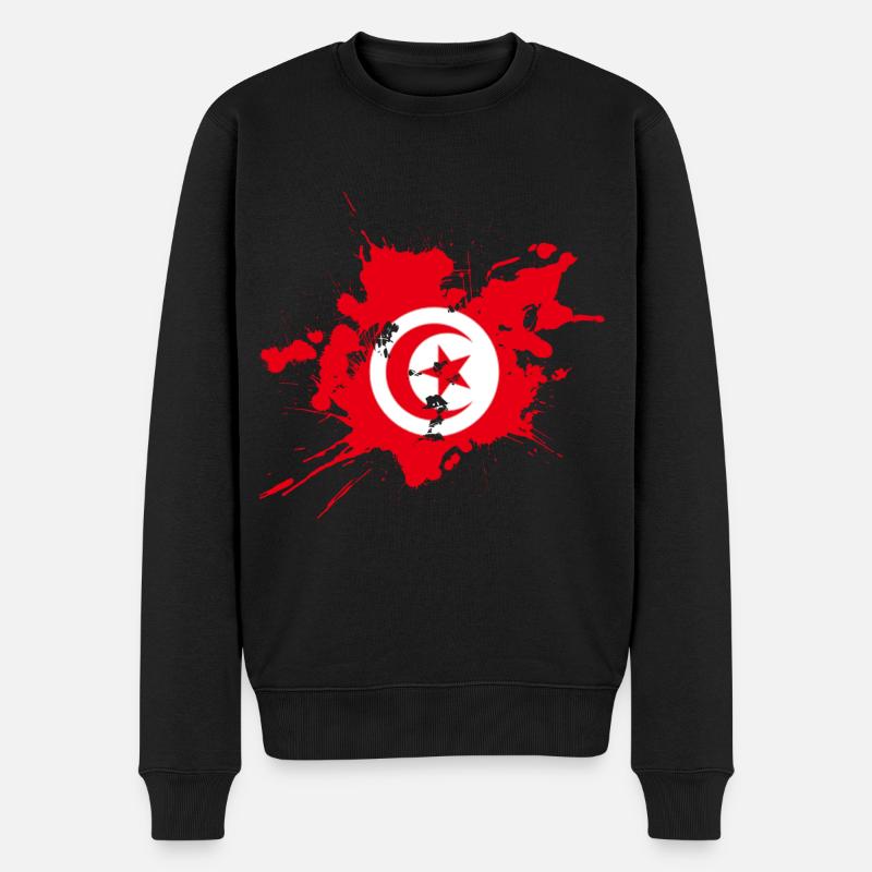 Tunisie - Pull Premium bio Homme - noir
