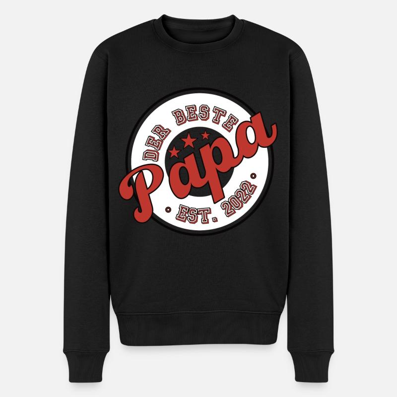 Le meilleur papa 2022 - Pull Premium bio Homme - noir