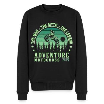 2019 Anniversaire né en 2019 Rétro Vintage - Pull Premium bio Homme - noir - Devant - Nico (187cm)