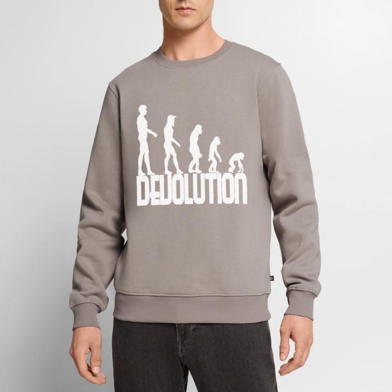 Conception simple de Devolution Evolution Pull Premium bio Homme
