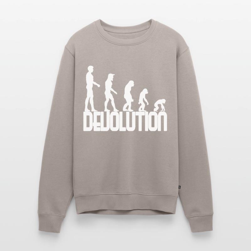 Conception simple de Devolution Evolution Pull Premium bio Homme