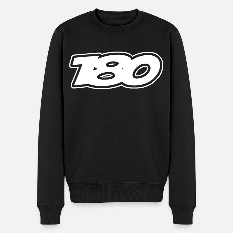 One Hundred And Eighty - Männer Premium Bio Pullover - Schwarz