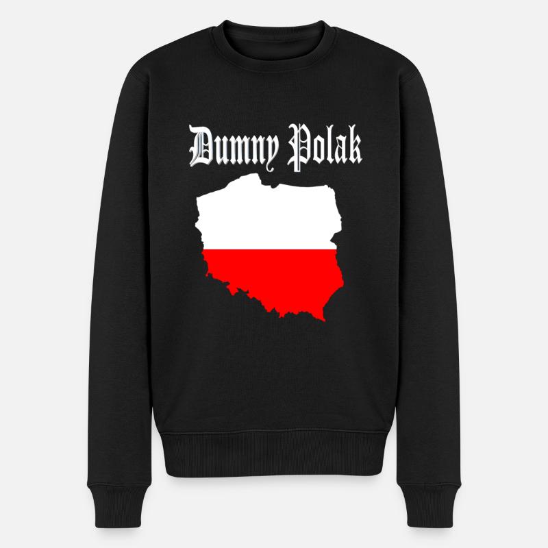 Pologne Design - Pull Premium bio Homme - noir