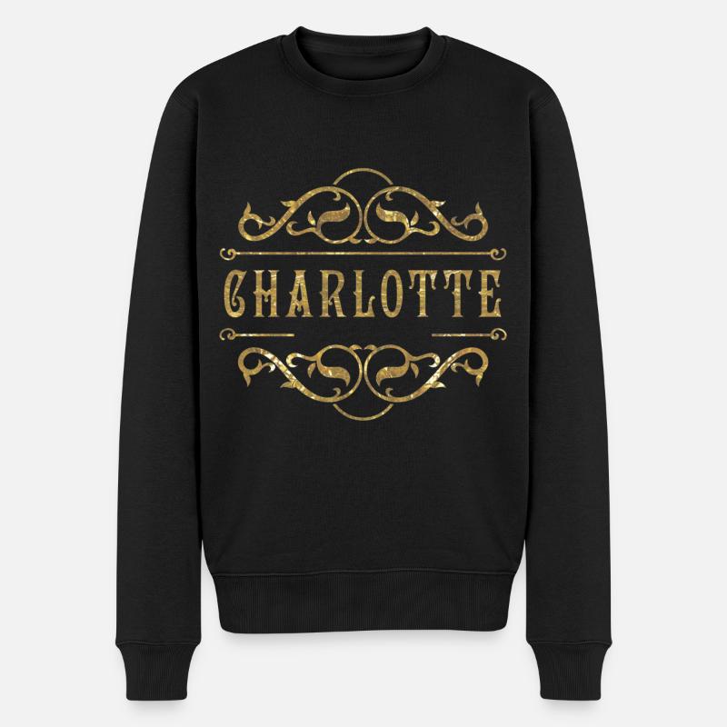 Charlotte or - Pull Premium bio Homme - noir