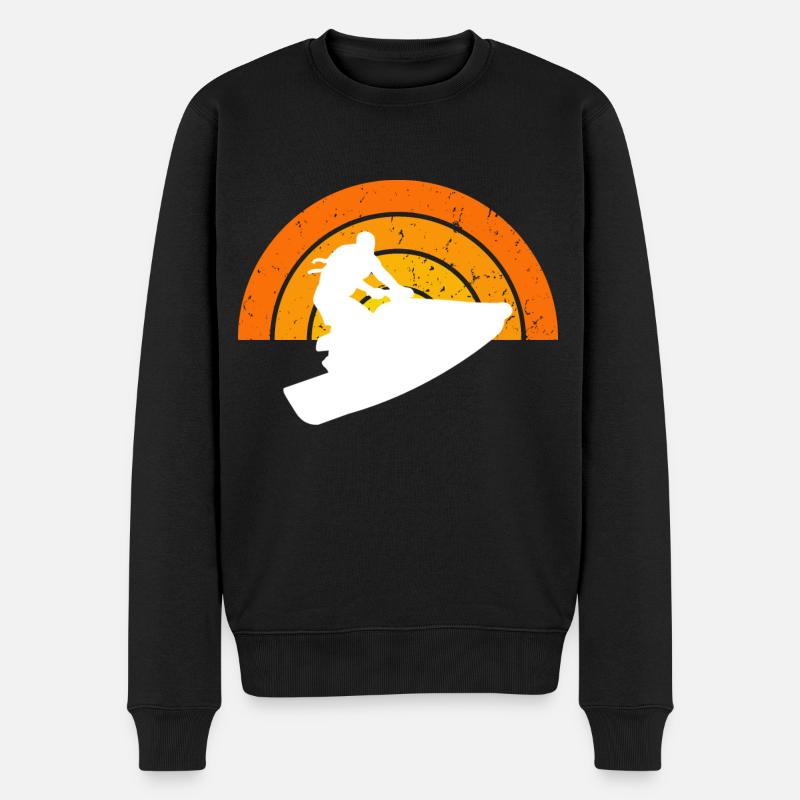 Jet ski - Pull Premium bio Homme - noir