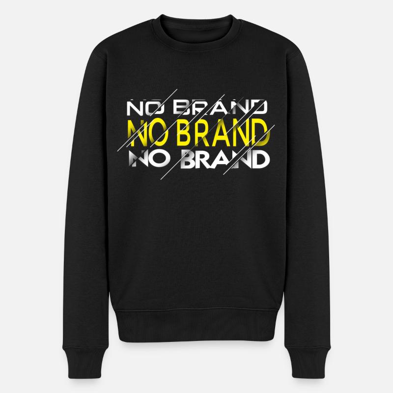 PAS DE MARQUE - TRANCHE - Pull Premium bio Homme - noir