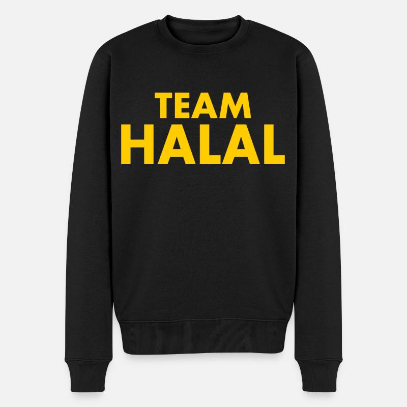 Team halal - Pull Premium bio Homme - noir