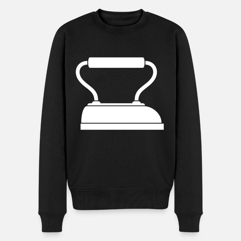 fer - Pull Premium bio Homme - noir