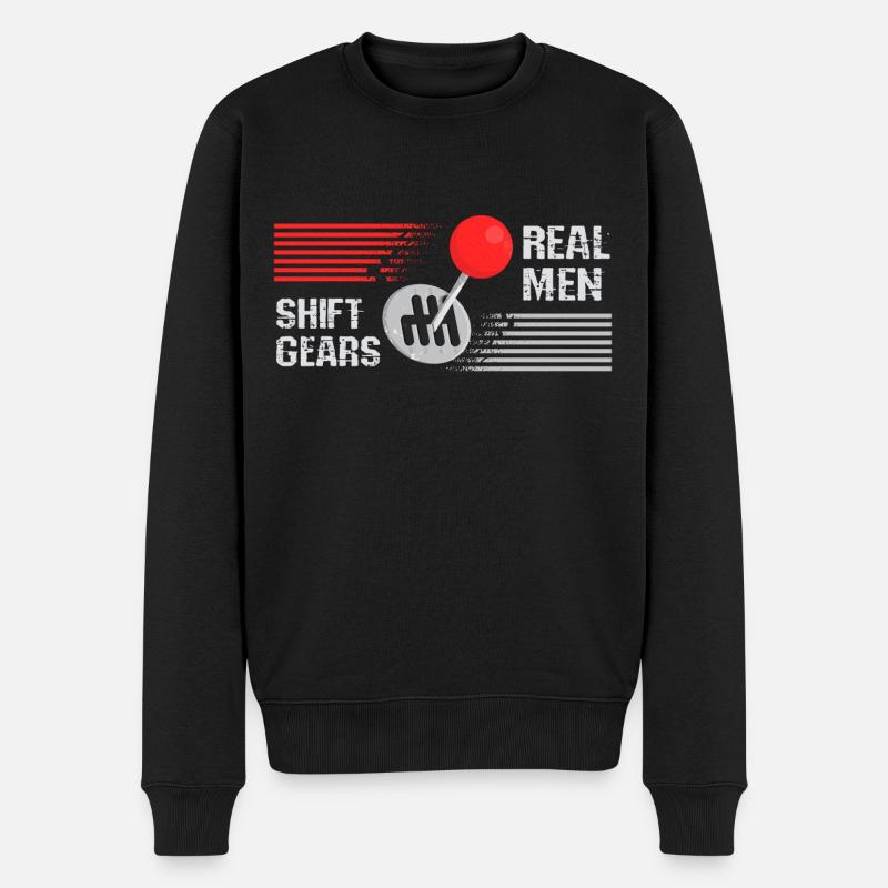Interrupteur Real Men - Pull Premium bio Homme - noir