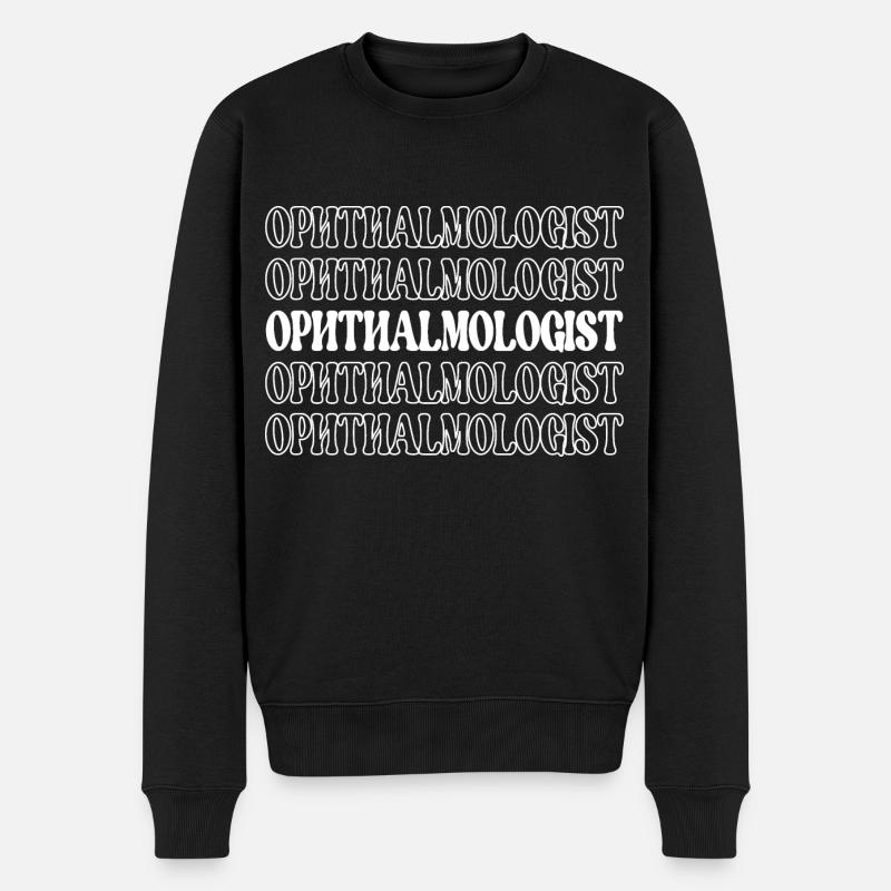 Ophtalmologiste Ophtalmologiste Ophtalmologiste Ophtalmologiste - Pull Premium bio Homme - noir