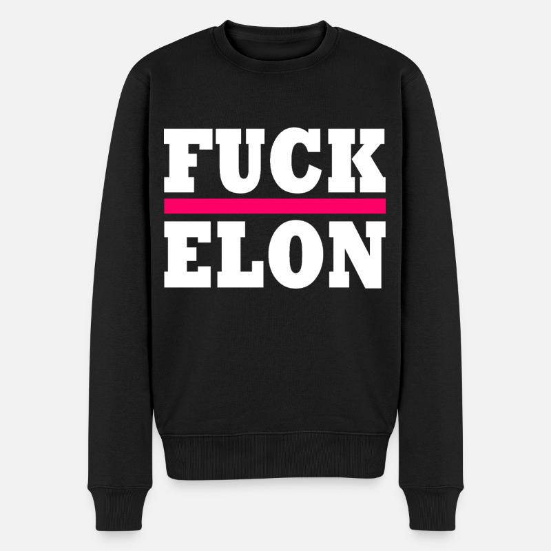 Fuck elon - Pull Premium bio Homme - noir
