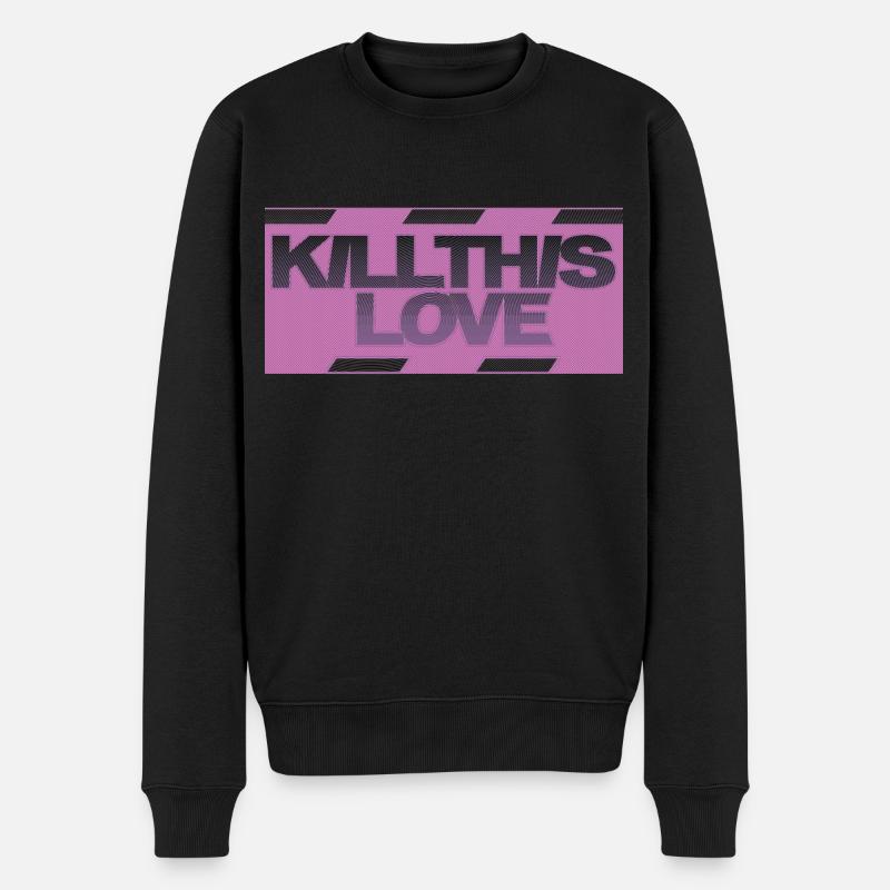 K-Pop Kill this Love - Männer Premium Bio Pullover - Schwarz
