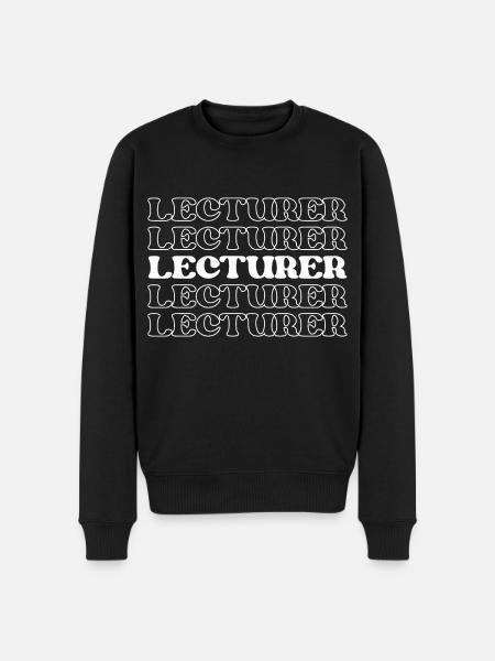 Underviser Lærer Instruktør Foredragsholder Underviser - Økologisk premium-sweatshirt til mænd - sort