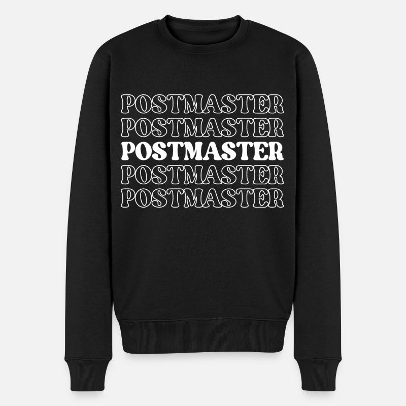 Maître de poste, facteur, directeur de bureau de poste - Pull Premium bio Homme - noir