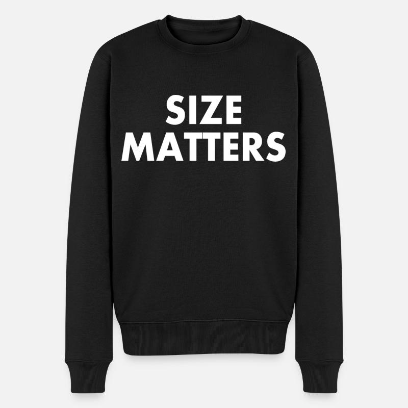 Size matters - Pull Premium bio Homme - noir