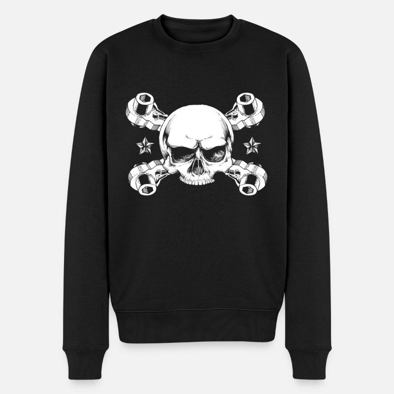 Échafaudages - Pull Premium bio Homme - noir