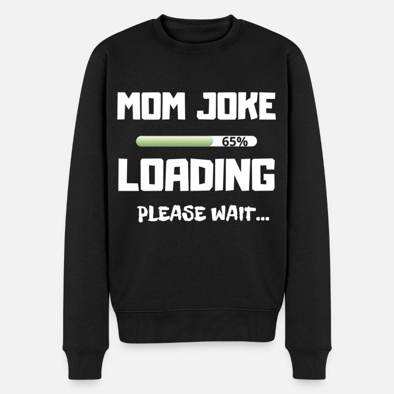 MUTTER WITZ LADEN - Männer Premium Bio Pullover - Schwarz