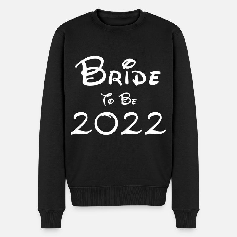 Bride to be 2022 Police blanche - Pull Premium bio Homme - noir