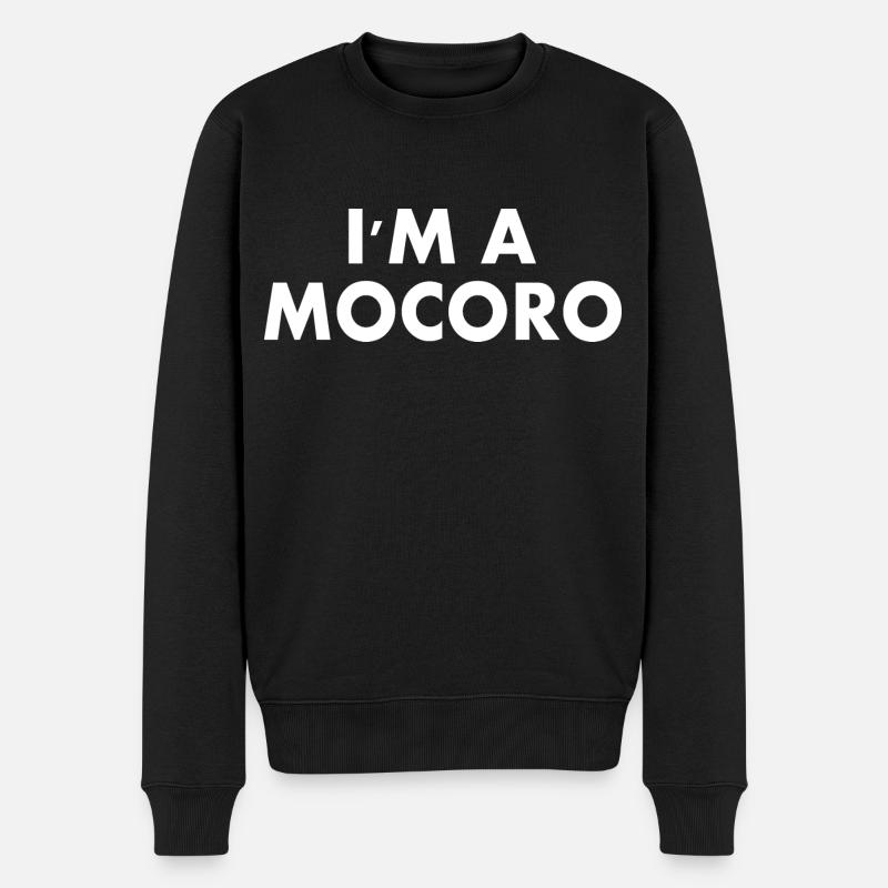 I'm a mocoro - Männer Premium Bio Pullover - Schwarz