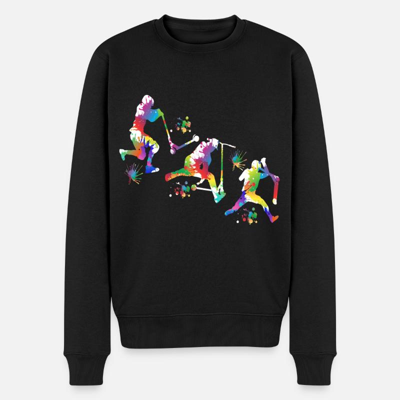 Scooter - Männer Premium Bio Pullover - Schwarz
