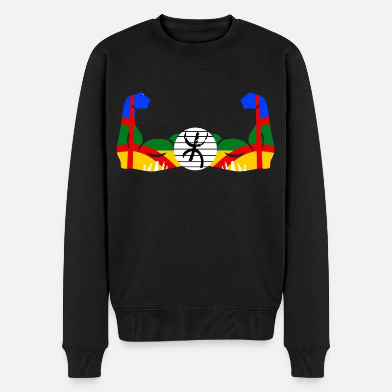 Amazigh en Force - Pull Premium bio Homme - noir