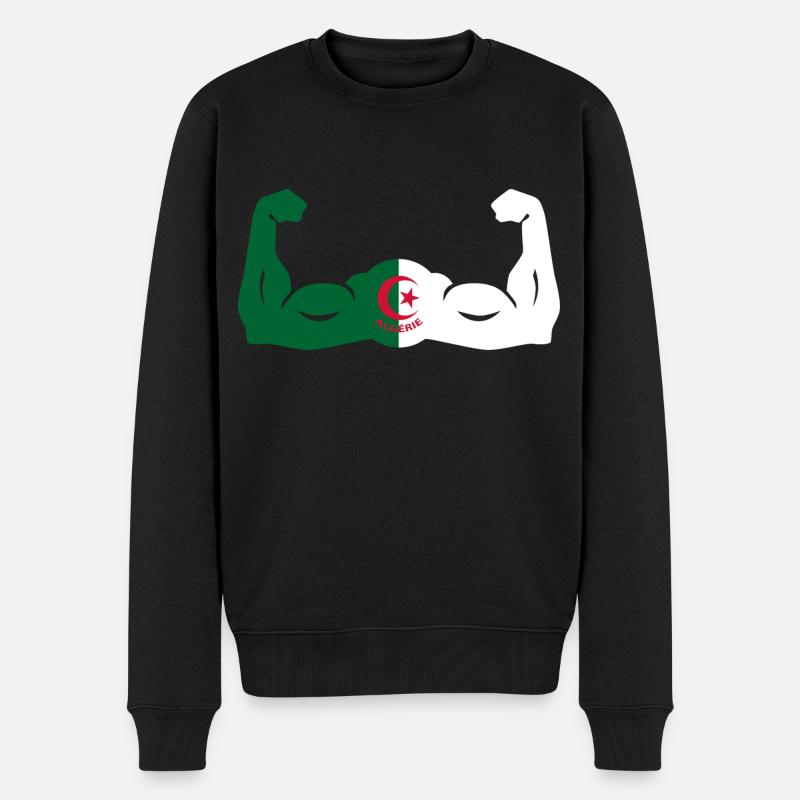 Algérie en Force - Pull Premium bio Homme - noir