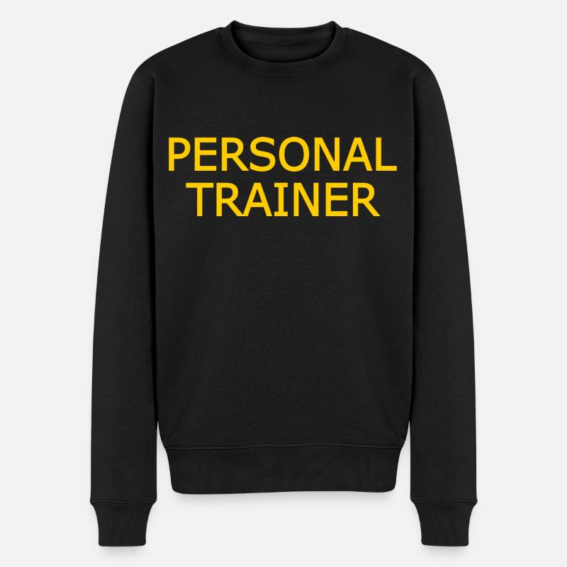 Personal trainer - Pull Premium bio Homme - noir