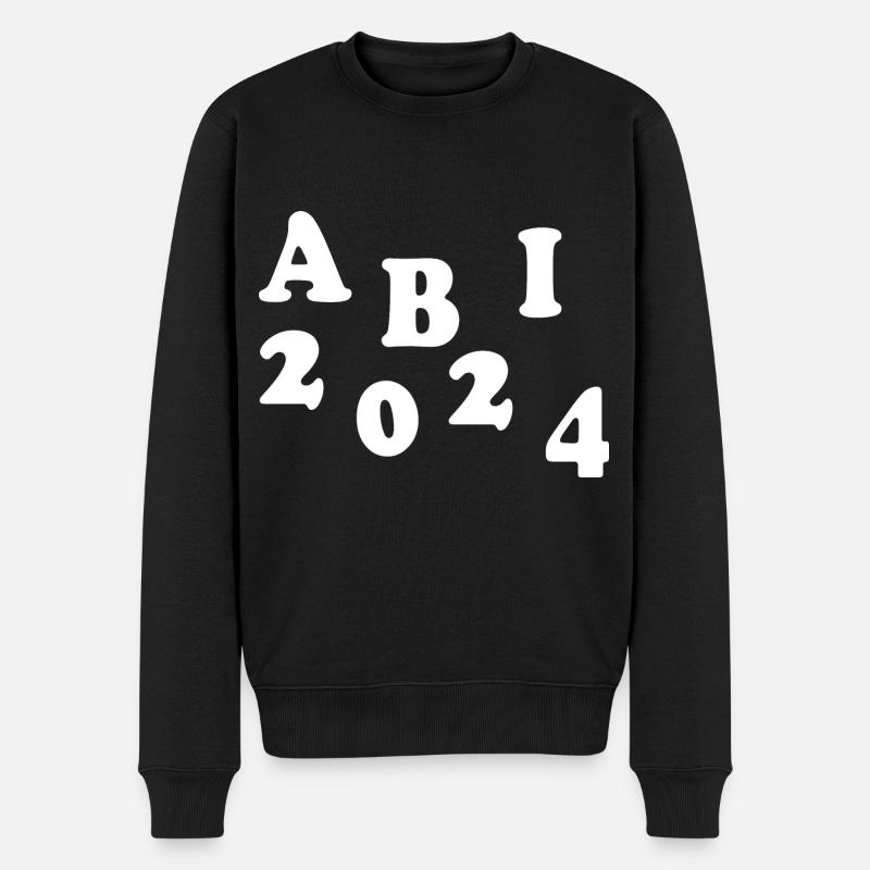 Abi 2024 - Männer Premium Bio Pullover - Schwarz