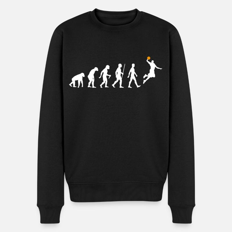 Basketball Evolution - Pull Premium bio Homme - noir